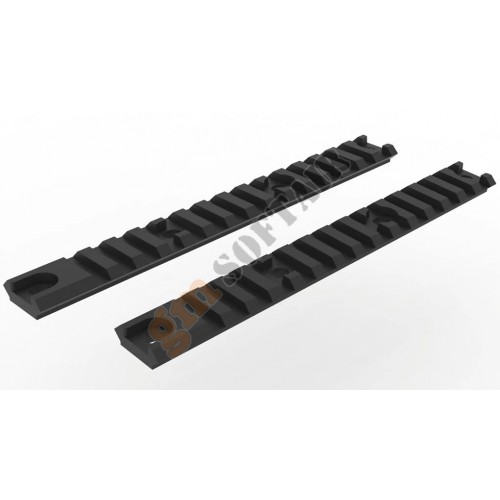 2x Accessory Rail S per AM-013 / AM-014 Nere 2x Accessory Rail S per AM-013 / AM-014 Nere