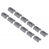 Set Copri Rail in Gomma - Neri (JS-RC50 JS-Tactical)