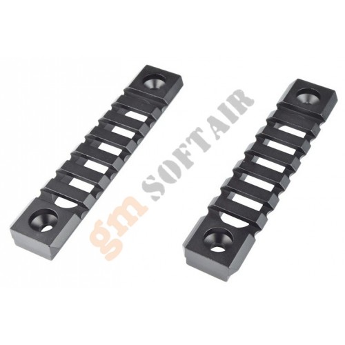 Coppia di Slitte da 7 Slot per Keymod (JS-KMRL9 JS-Tactical) Coppia di Slitte da 7 Slot per Keymod (JS-KMRL9 JS-Tactical)