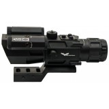 Prisme Scope 4x32 - Red Laser - Black (8384 JS-Tactical)