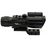 Prisme Scope 4x32 - Red Laser - Black (8384 JS-Tactical)