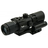 Prisme Scope 4x32 - Red Laser - Black (8384 JS-Tactical)