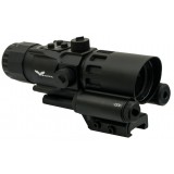 Prisme Scope 4x32 - Red Laser - Black (8384 JS-Tactical)