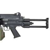 SA-F249 Para' FLEX™ - GATE X-Asr - Machine Gun Black (SPE-01-042266 Specna Arms)