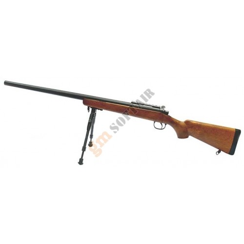 VSR Long Barrel con Bipiede color Legno (MB03 Well) VSR Long Barrel con Bipiede color Legno (MB03 Well)