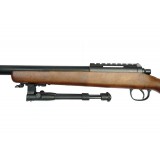 VSR Long Barrel con Bipiede color Legno (MB03 Well)