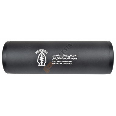 Silenziatore 110mm Nero Delta Force (HY-190 CYMA)