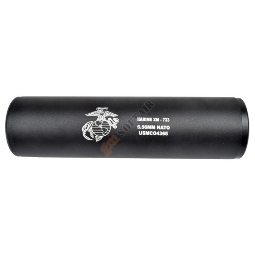 Silenziatore 130mm Nero Marines (HY-186 CYMA) Silenziatore 130mm Nero Marines (HY-186 CYMA)