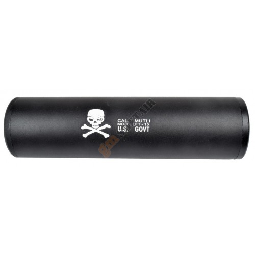 Silenziatore 130mm Nero Skull (HY-186F CYMA) Silenziatore 130mm Nero Skull (HY-186F CYMA)