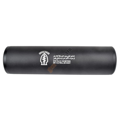 Silenziatore 130mm Nero Delta Force (HY-186 CYMA) Silenziatore 130mm Nero Delta Force (HY-186 CYMA)