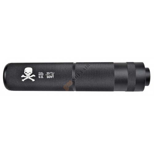 Silenziatore 155mm Nero Skull (HY-149F CYMA) Silenziatore 155mm Nero Skull (HY-149F CYMA)