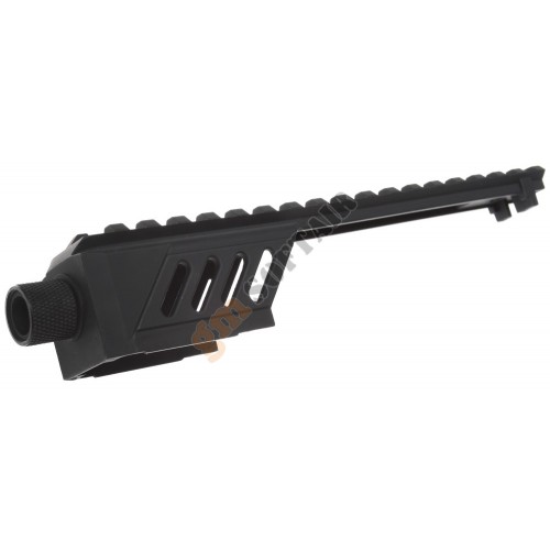 Slitta con Adattatore Silenziatore per CM030 (glock 18) elettrica (C29 CYMA) Slitta con Adattatore Silenziatore per CM030 (glock 18) elettrica (C29 CYMA)