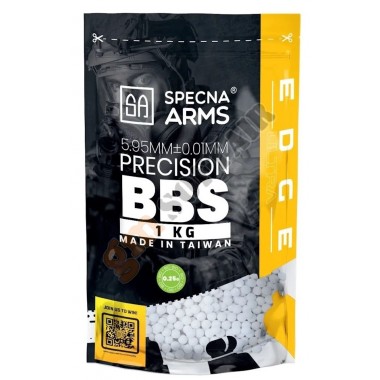 Busta (1kg) Pallini EDGE ULTRA™ - BIO - 0.25g - White (SPE-16-039964 Specna Arms)