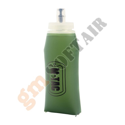 Collapsible Water Bottle - 600ml - Olive (MTC-WB M-Tac) Collapsible Water Bottle - 600ml - Olive (MTC-WB M-Tac)