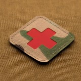 Patch Medic Cross - Laser Cut - Multicam/Red (5903886826380 M-Tac)