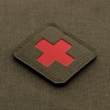 Patch Medic Cross - Laser Cut - Ranger Green/Red (5903886826403 M-Tac)