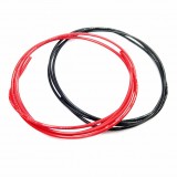 Cavi Rosso/Nero - Isolamento Teflon - 16AWG - 1 mt (PTFE-16-2X JeffTron)