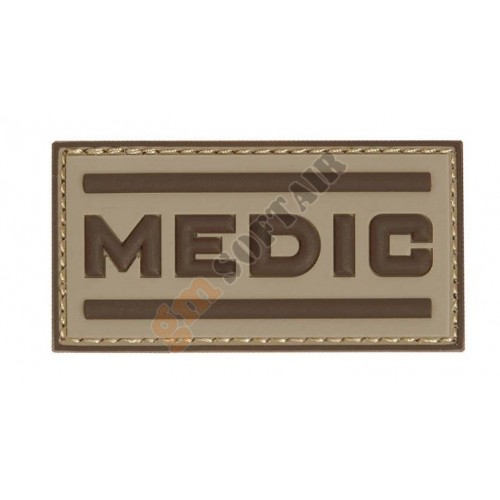 Patch in PVC - 7x3.5cm - MEDIC - Tan (444100-7394 101 Inc.) Patch in PVC - 7x3.5cm - MEDIC - Tan (444100-7394 101 Inc.)