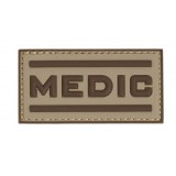 Patch in PVC - 7x3.5cm - MEDIC - Tan (444100-7394 101 Inc.)