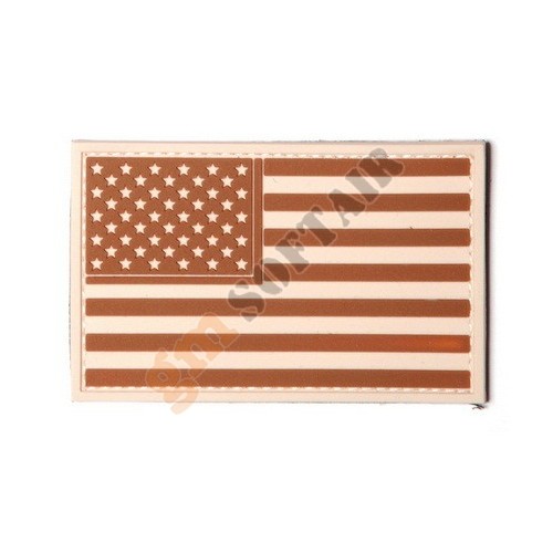 PVC Patch US Flag TAN (444110-3511 101 INC)