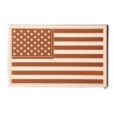 PVC Patch US Flag TAN (444110-3511 101 INC)