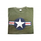 T-Shirt WWII USAF Green Size L (133504G-L FOSTEX)
