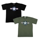T-Shirt WWII USAF Nera tg. L (FOSTEX)