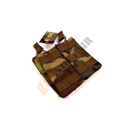 Porta Caricatore M4 Doppio Woodland (RYP-HH121098 Royal) Porta Caricatore M4 Doppio Woodland (RYP-HH121098 Royal)