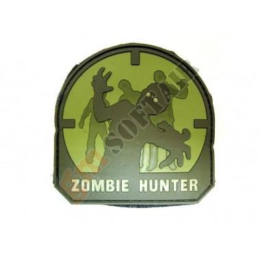 PVC Patch Zombie Hunter Green (444110-3550-G 101 INC)