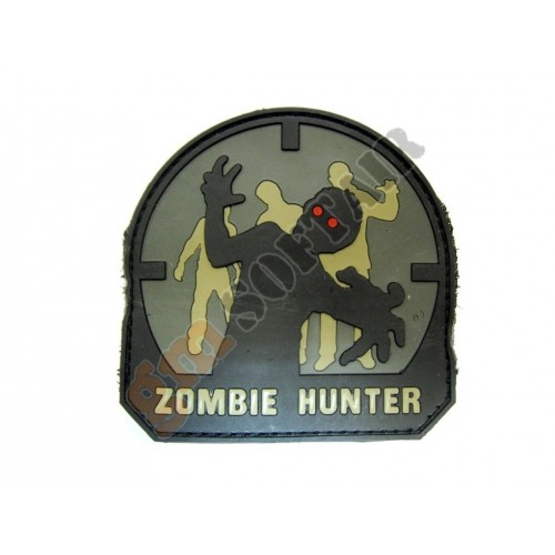 PVC Patch Zombie Hunter Black (444110-3550-B 101 INC) PVC Patch Zombie Hunter Black (444110-3550-B 101 INC)