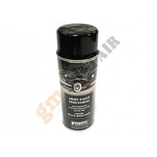 Spray 400ml Black High Gloss (FOSCO)