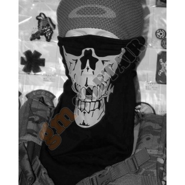 Bandana Type D Skull Black (BD6584D BIG DRAGON)