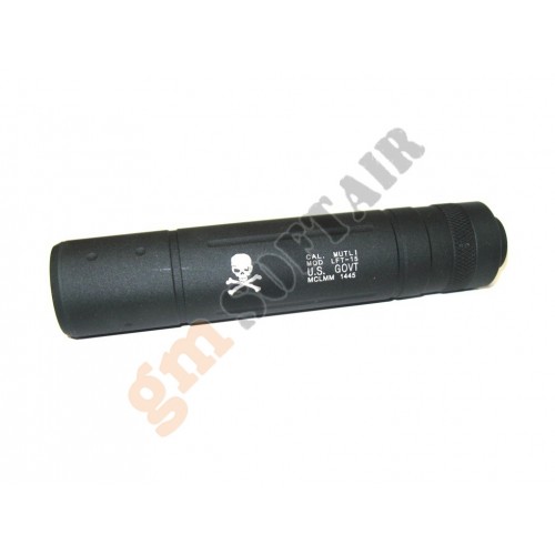 Silenziatore 150mm Skull Nero (BD0450 BIG DRAGON)