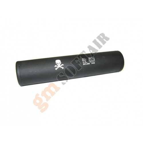 Silenziatore 130 mm Skull Nero (BD0457 BIG DRAGON)