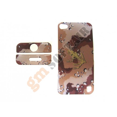 Cover iPhone 4 Chocolate Chips Frog
