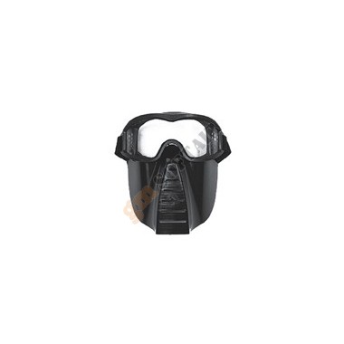 maschera integrale da scherma di qualità Airsoft parte sopra le orecchie in maglia MA19 Htuk 