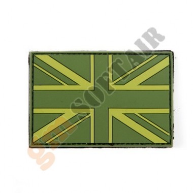 Bandiera UK Verde Gommata PVC (101 INC)