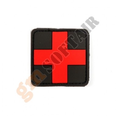 PVC Patch Medical Cross BK/RD (444120-3527 101 INC)